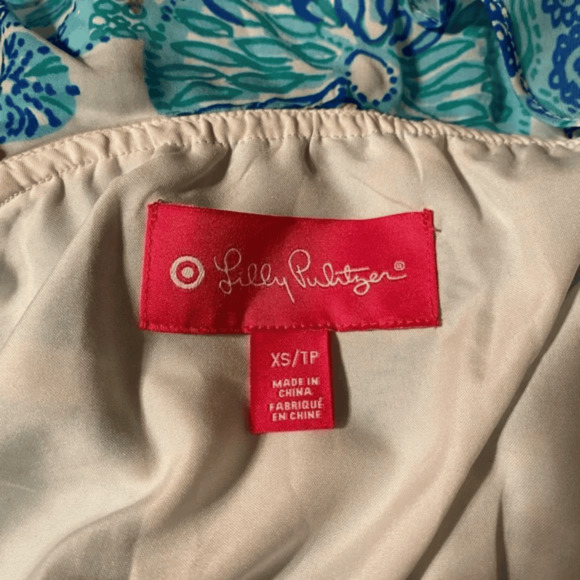 LILLY PULITZER  Women's Size XS Sea Urchin For You Sun Dress Blue White - Picture 7 of 8